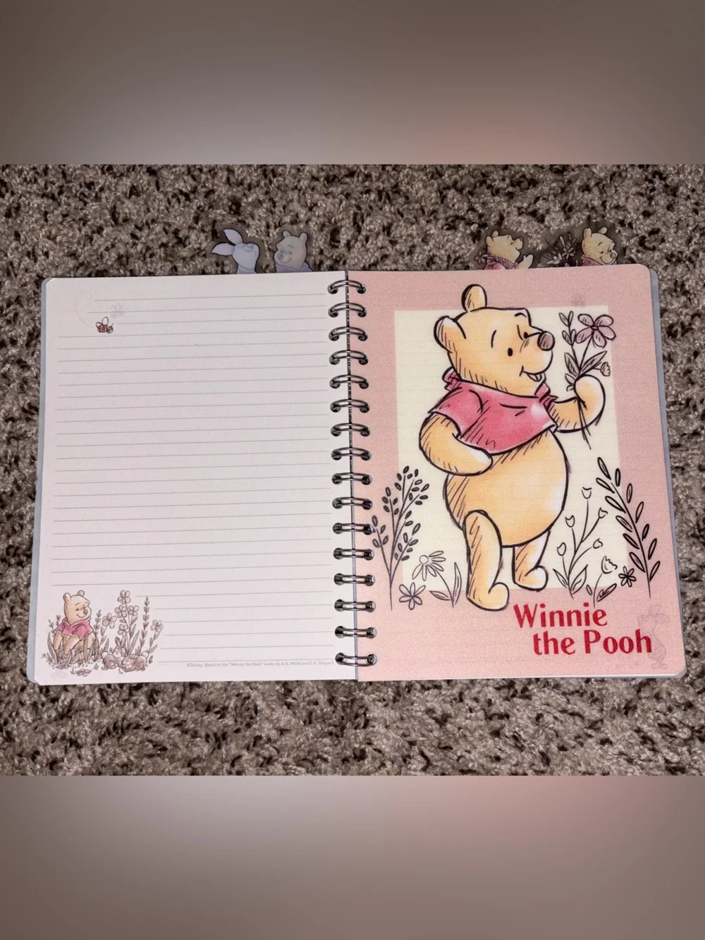 Winnie the Pooh Spiral Notebook